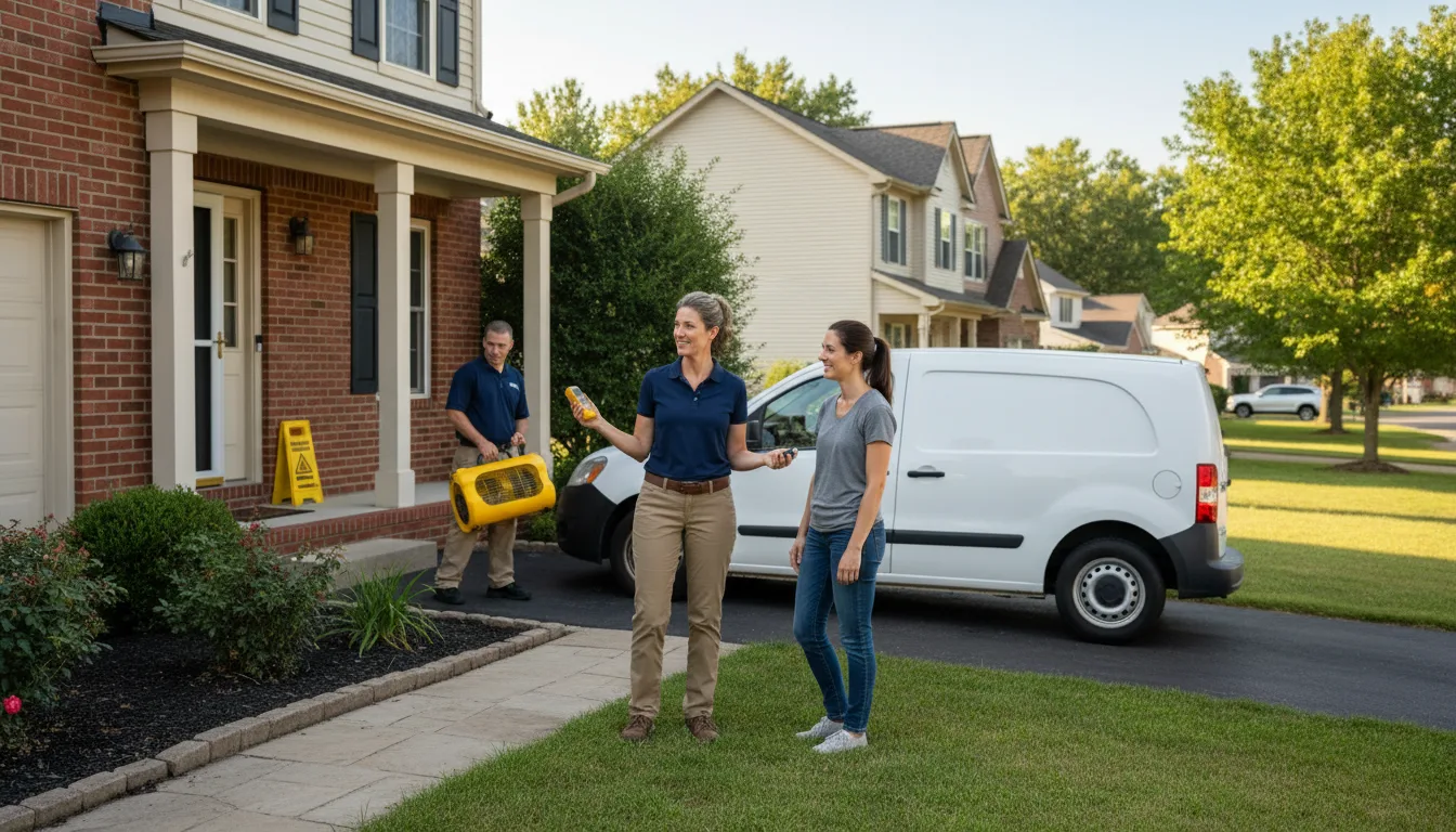 Residential water damage restoration in Spring Mills, PA